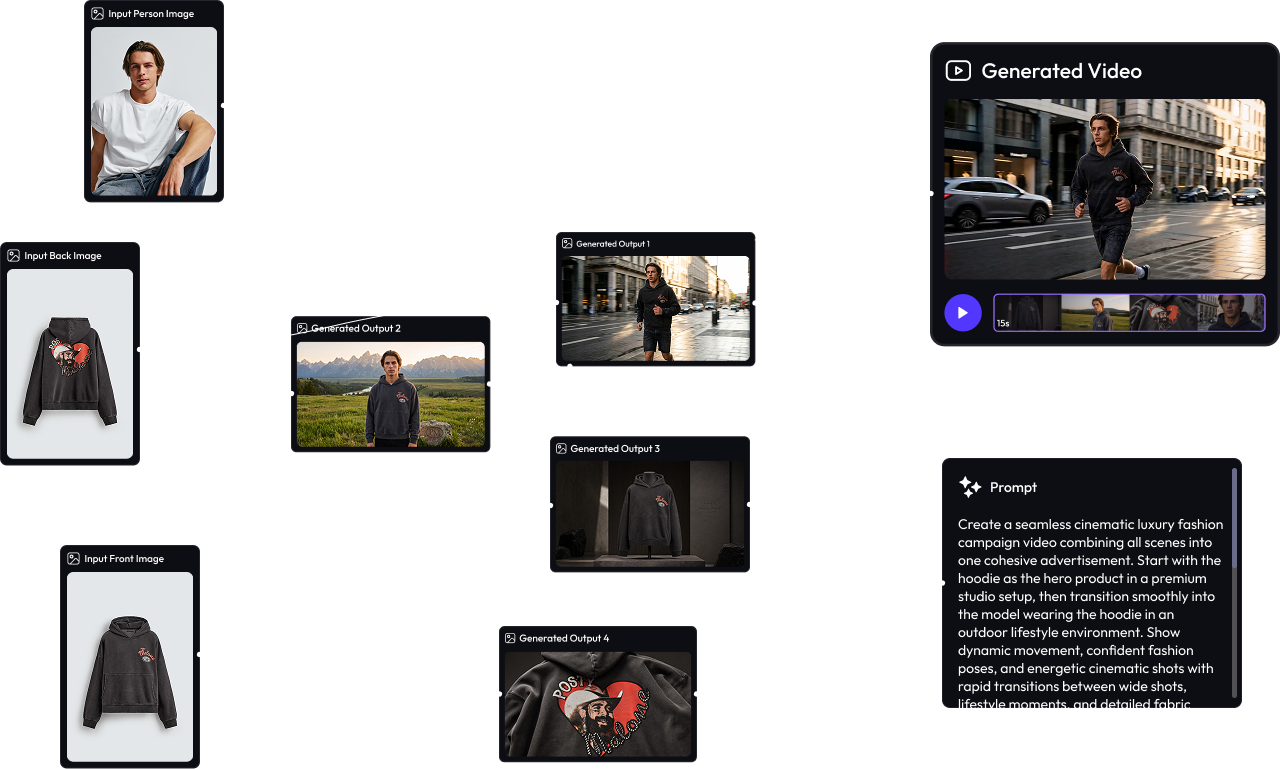 Fashion campaign workflow